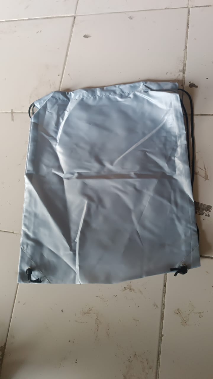 Water-Resistant Nylon Drawstring Backpack Bag (1 Pc / Mix Color & Design) Water-Resistant Nylon Drawstring Backpack Bag (1 Pc / Mix Color & Design)